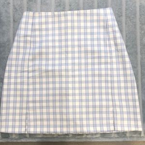 Blue and white brandy Melville skirt.